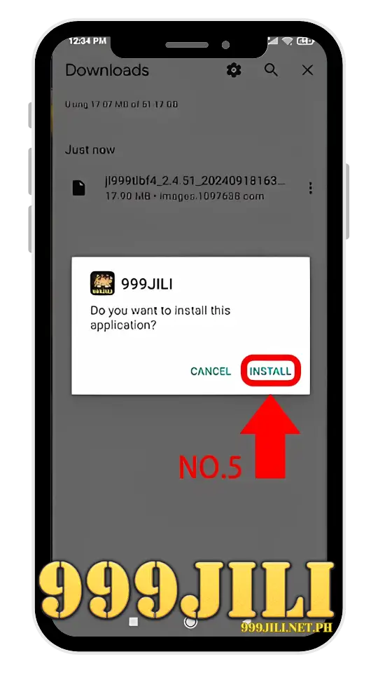 DOWNLOAD 999JILI APP ANDROID STEP5