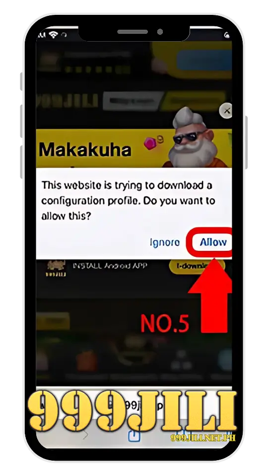DOWNLOAD 999JILI APP IOS STEP5