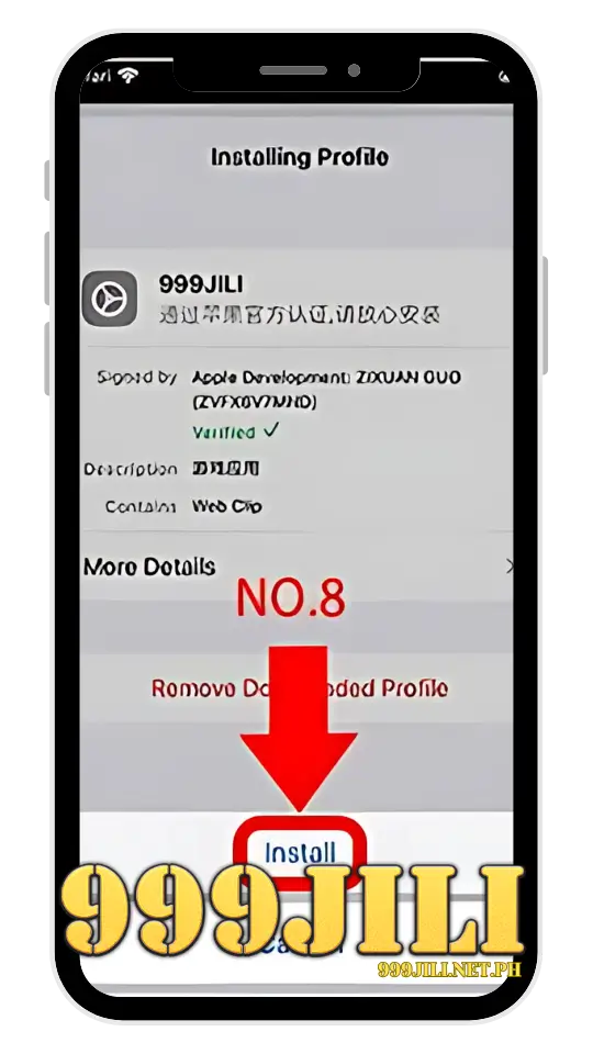 DOWNLOAD 999JILI APP IOS STEP8